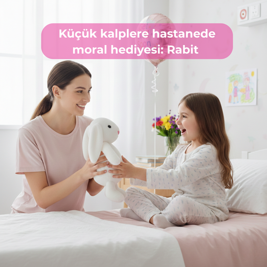 Uyku Arkadaşım 65 Cm Rabit Bunny Beyaz Tavşan