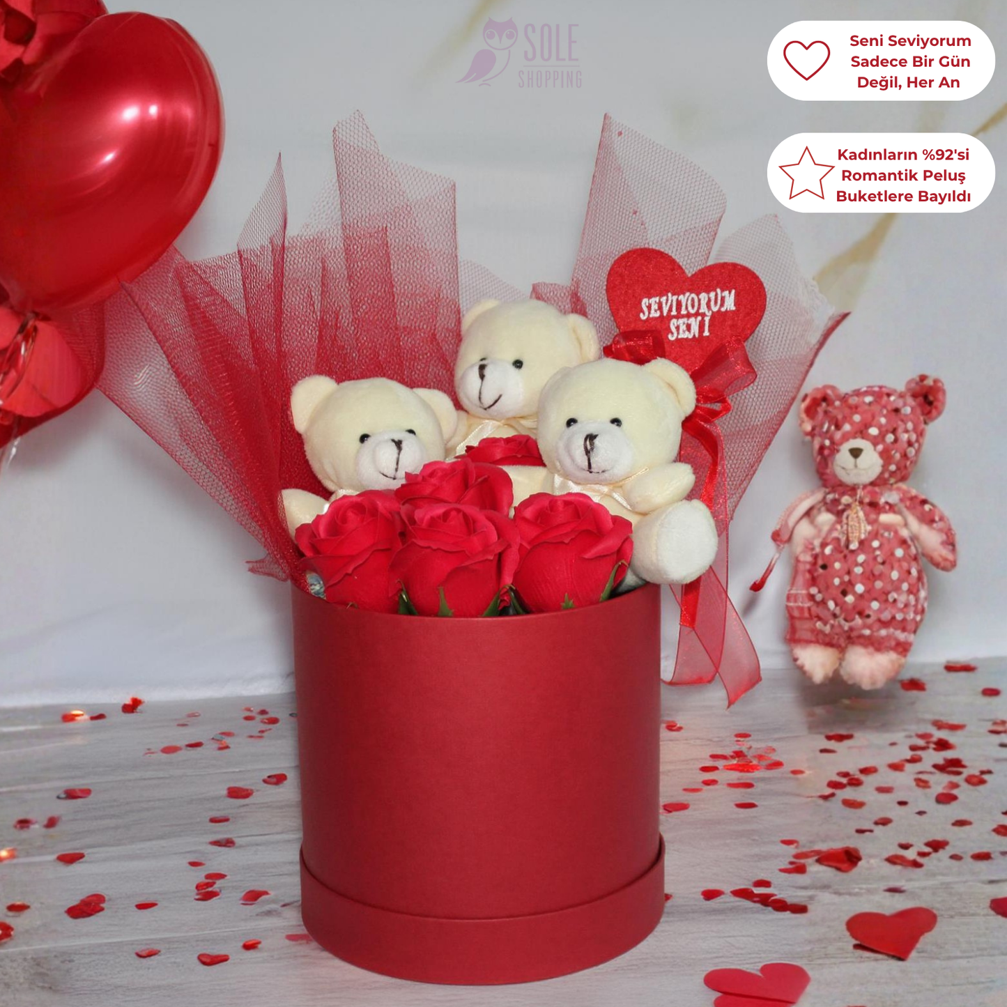 Aşkınızı Anlatmanın En Zarif Yolu: Özel Kutuda Minik Ayıcıklar, Kokulu Güller ve “Seviyorum Seni ”